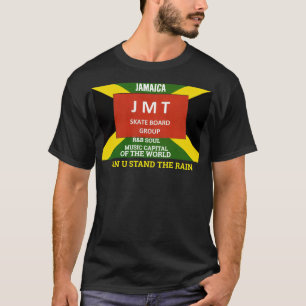 KAN JE DE REGEN VERDRAGEN Basic Donkere T-Shirt