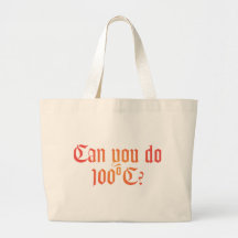 Kan je de Tote Bag van 100ºC aan 1