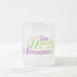 Kan je dit Geweldige aanpakken? Matglas Koffiemok