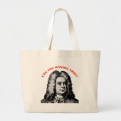 Kan je dit verhandelen" grote tote bag (Voorkant)