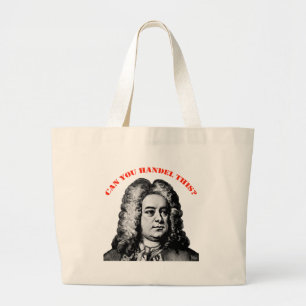 Kan je dit verhandelen" grote tote bag