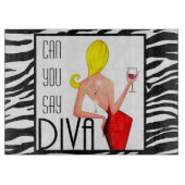 Kan je DIVA zeggen? Snijplank (Voorkant)