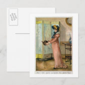 Kan je een beetje te gelukkig zijn, Victoriaans ch Briefkaart (Voorkant / Achterkant)