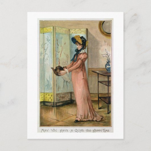 Kan je een beetje te gelukkig zijn, Victoriaans ch Briefkaart (Voorkant)