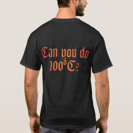Kan je een T-shirt van 100ºC aan? 1