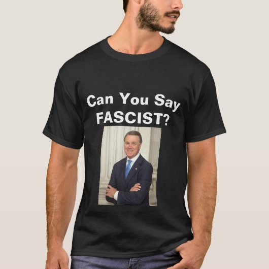Kan je fascist zeggen? T-shirt (Voorkant)