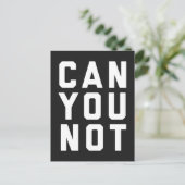 Kan je geen grappige offerte maken? briefkaart (Staand voorkant)