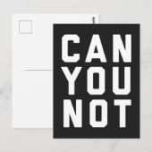 Kan je geen grappige offerte maken? briefkaart (Voorkant / Achterkant)