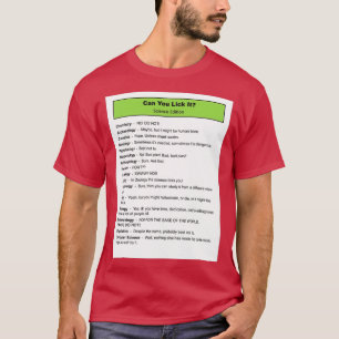 Kan je hem likken? t-shirt