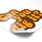 Kan je het dig maken? foto afdruk (Hoek)