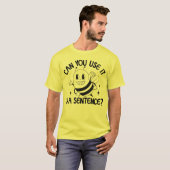 Kan je het in een spellingstrap gebruiken? t-shirt (Voorkant volledig)