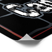 Kan je het laten branden met roze volleybal poster (Hoek)