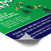 Kan je het 'tree plant event day Promo' graven? Poster (Hoek)
