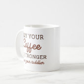 Kan je koffie sterker zijn dan je peuter? koffiemok (Voorkant links)