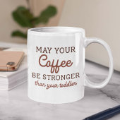Kan je koffie sterker zijn dan je peuter? koffiemok