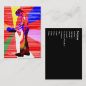 "Kan je me horen?" Chubby-kaart Visitekaartje (Voorkant / Achterkant)