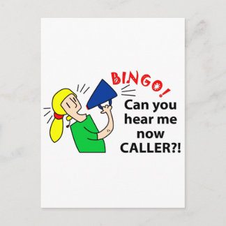 Kan je me nu bingo beller horen? briefkaart