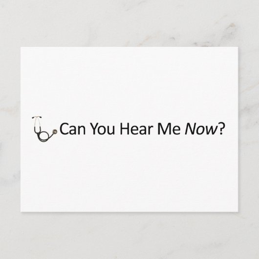 Kan je me nu horen? briefkaart (Voorkant)