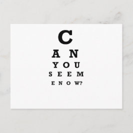 Kan je me nu zien? briefkaart