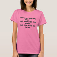 Kan je me nu zien Camo T-shirt?