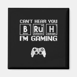 Kan je niet horen bro ik ben aan het gamen Video G Magneet