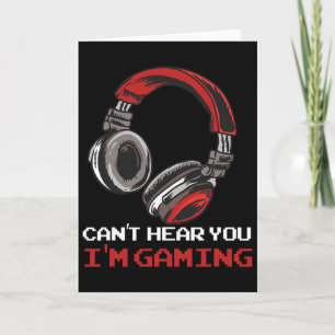 Kan je niet horen, ik ben aan het gamen - Accessoi Kaart