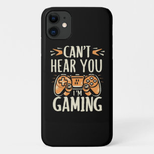 Kan je niet horen Ik ben aan het gamen Case-Mate iPhone Case