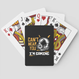 Kan je niet horen Ik ben aan het gamen - Gamer & G Pokerkaarten