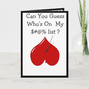 Kan je raden wie er op mijn.....lijst? feestdagen kaart