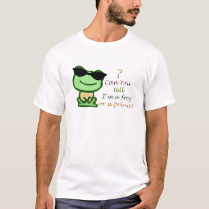 Kan je zeggen dat ik een kikker of prins ben? t-shirt