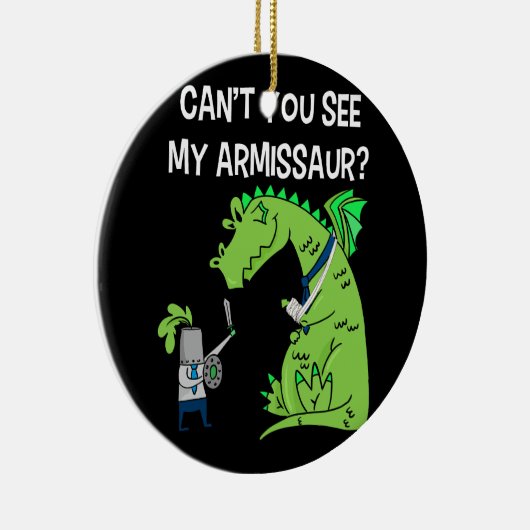 Kan je zien Armissaur gebroken arm handpolsletsel Keramisch Ornament (Rechts)