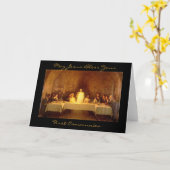 kan jezus je eerste communie zegenen kaart (Gele Bloem)