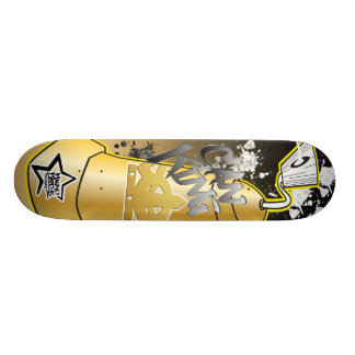 Kan King Graffiti skateboard
