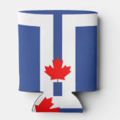 Kan koeler met vlag van Toronto, Canada (Achterkant)