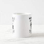 Kan koffie niet trouwen grappige mok man (Center)