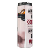 Kan koffie zijn als wijn thermosbeker (Achterkant)