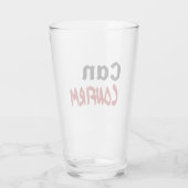 Kan LetterKenny Funny Humor Canada bevestigen Glas (Achterkant)