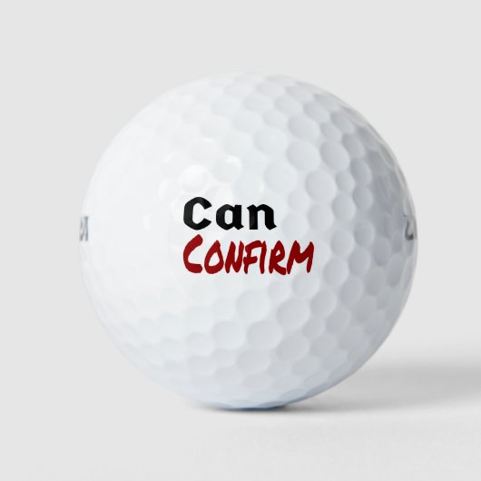 Kan LetterKenny Funny Humor Canada bevestigen Golfballen (Voorkant)