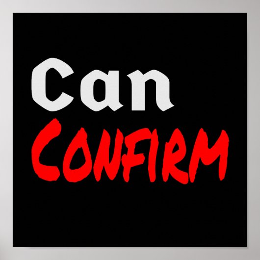 Kan LetterKenny Funny Humor Canada bevestigen Poster (Voorkant)