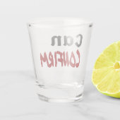 Kan LetterKenny Funny Humor Canada bevestigen Shot Glas (Achterkant)