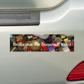 Kan liefde niet binden bumpersticker (Op auto)