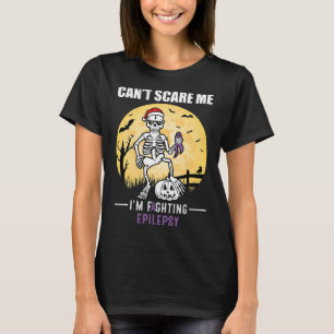Kan me niet bang maken - Epilepsie bewustzijn onde T-shirt