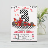 Kan me niet pakken, ik ben 3 Verjaardagsjongen van Kaart (Staand voorkant)