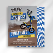 Kan me niet pakken, ik ben drie Dirt Bike Verjaard Kaart