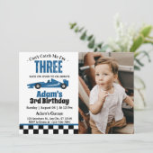 Kan me niet pakken Ik ben drie jongen 3e verjaarda Kaart (Staand voorkant)