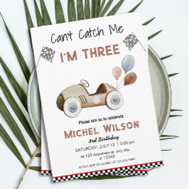 Kan me niet pakken Ik ben drie race auto verjaarda Kaart