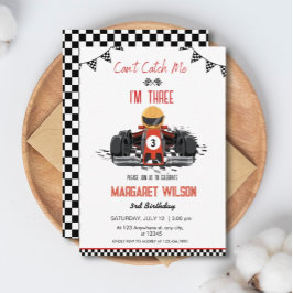 Kan me niet pakken Ik ben drie rode race auto 3e v Kaart