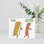 kan me niet vangen briefkaart (Staand voorkant)