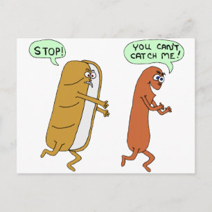 kan me niet vangen briefkaart