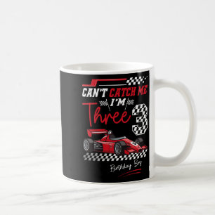 Kan me niet vangen Ik ben 3 Super Red Racing Car 3 Koffiemok